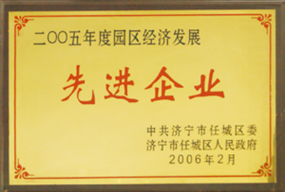 2005年度园区经济发展先进企业
