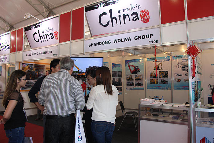 Wolwa Group participate in Brazil international construction machinery exhibition 2015