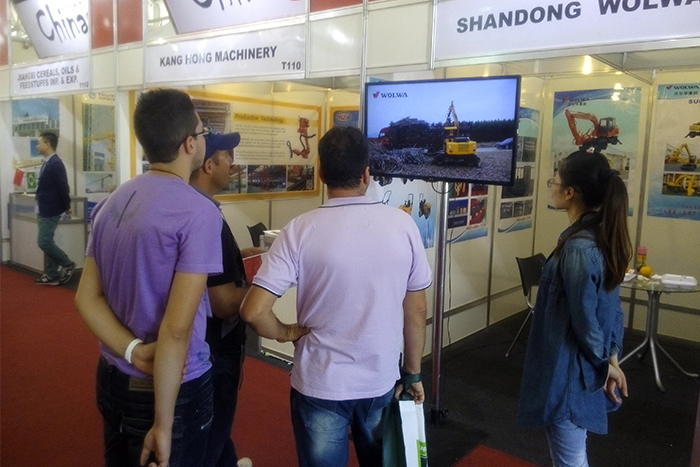 Wolwa Group participate in Brazil international construction machinery exhibition 2015