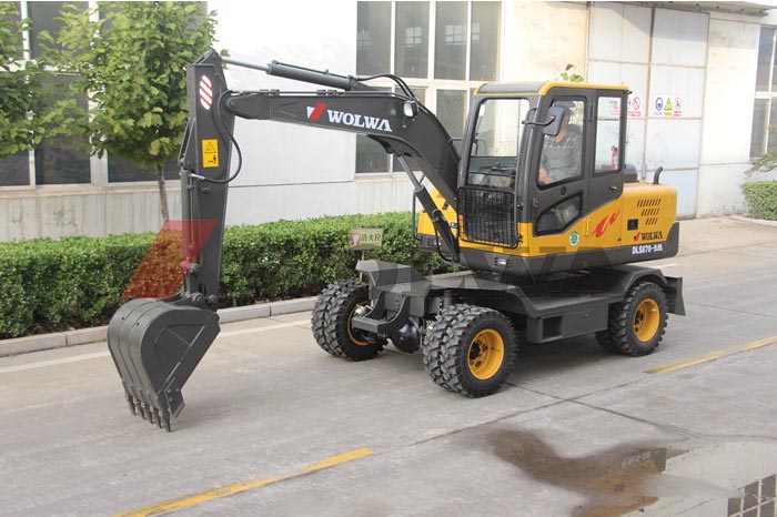 Wolwa Group Unveiled A Kind of New Wheel Hydraulic Excavator-Model DLS870-9M