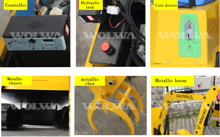 WTG-90 kid amusement timber grab